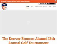 Tablet Screenshot of denverbroncosalumni.org